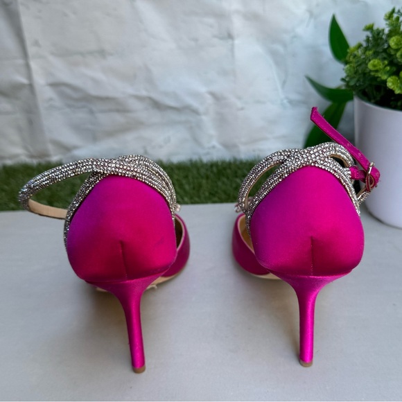 BADGLEY MISCHKA Saint Elegant 2 Piece with Ankle Strap size 7 - Picture 5 of 13